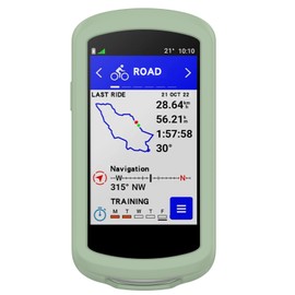 LOKEKE - Funda protectora de silicona para Garmin Edge 1040/1040 Plus (verde silicona)