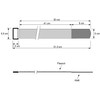 50 cm x 50 mm resealable Velcro cable ties with