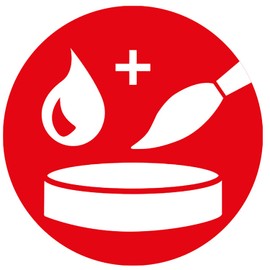 Eberhard Faber Eberhard Faber 579024 - Kinderschminke Set Clown, 4 Schminkfarben mit Pinsel und Anleitung