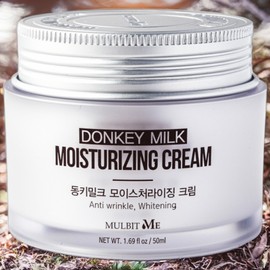 Mulbitmi Nutrition Cream Skin Care Moisturizing Donkey Milk Moisturizing Water Cream 1ea 50ml / 물빛미 영양크림 피부관리 피부촉촉함 동키밀크 모이스처라이징 수분크림 1개 50ml