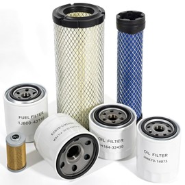 Filter Maintenance Kit Compatible with Kubota L3301HST Parts Compatible with Kubota L3901HST with D1803 Engine Replaces TC620-93230 HH164-32430 HH3A0-82623 HHK70-14073 1J800-43170 1G311-43380