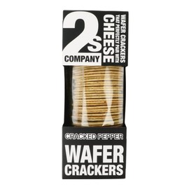 2s Company Cracked Pepper Wafer Crackers 12 x 3.5 oz.