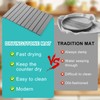 Large Foldable Stone Dish Drying Mat for Kitchen Counter 24"x16"