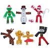 Zing StikBot Christmas Crew Pack - includes 7 StikBots and