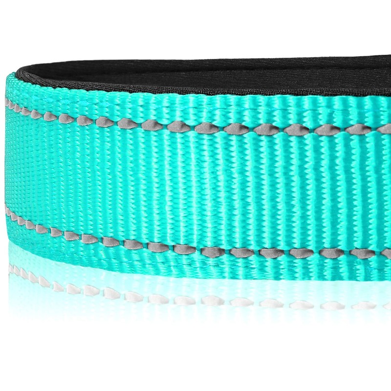 Joytale Reflective Dog Collar,12 Colors,Soft Neoprene Padded Breathable Nylon Pet