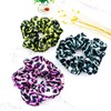 WHITE FANG ZA038 Women's Scrunchie Hair Rubber Leopard Pattern Leopard