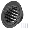 PATIKIL 4" Round Air Vent Cover, 304 Stainless Steel Louvered