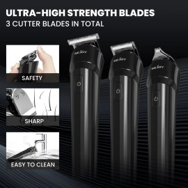 SEJOY Professional Hair Clippers Trimmer Kit Men Cutting Machine Barber Salon