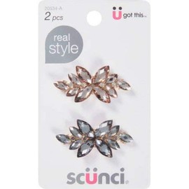 Scunci Jean Wire Hair Barrette (Pack of 18)