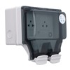 Outdoor Outlet WIFI IP66 Waterproof Socket With Timer for Patio