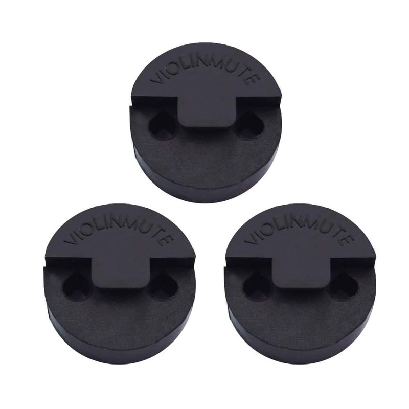 2pcs Mute Violin Mute Rubber Silencer String Musical Instrument Violin