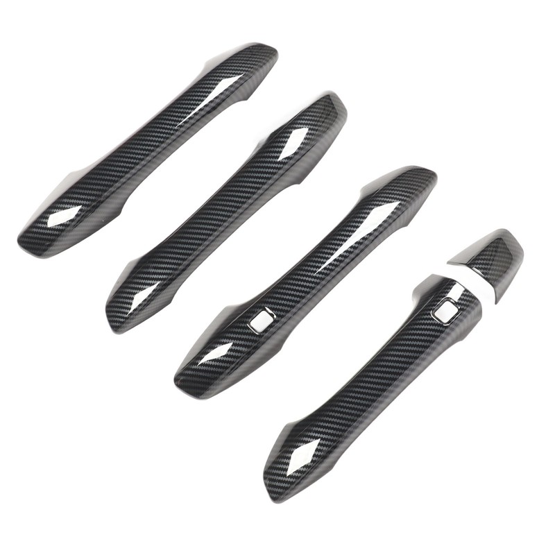 Exterior Door Handle Cover Carbon Fiber Pattern Outside Door Handle