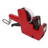 Price Label Gun Small Tag Sticker Maker Machine Red with