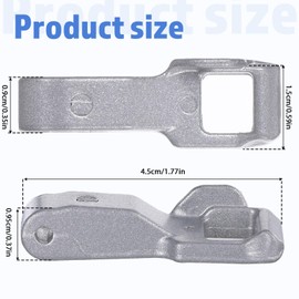 Washer Door Lock Strike Mfg63099101 for LG, Washing Machine Door Lock Parts for LG Doors Latch Hook Replacement Parts for L.G. Front Load Washer Locks Strike for L.G. Washing Machine Accessories