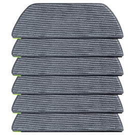 Fixbetter 6 PCS Mop Cloth Pads for Shark AV2800ZEEUWH/RV2800YEEU/AV2820VEEUWH/RV2800ZEEU Robot Vacuum Cleaner Accessories, Vacuum Cleaner Robot Vacuum Cleaner Replacement Parts