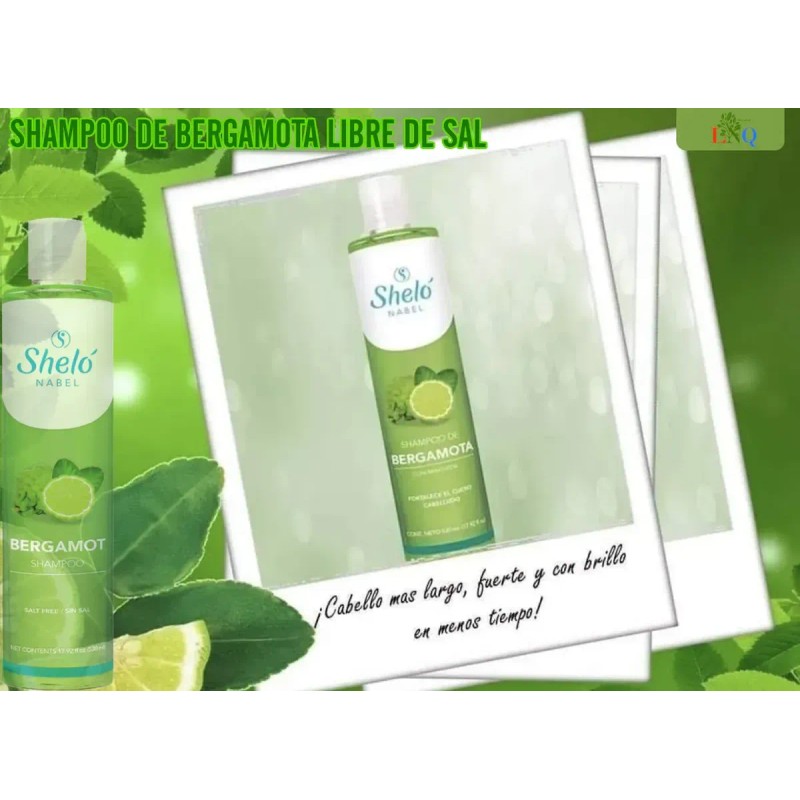 Shampoo Bergamota Sheló Nabel 530 Anticaída