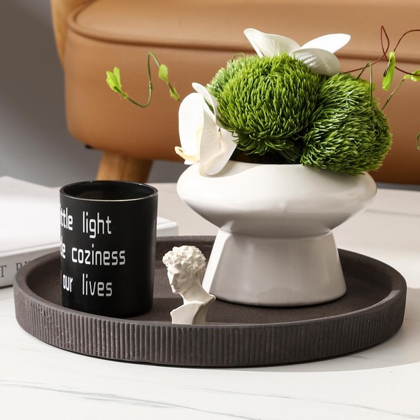 Coffee Table Tray Decor, Round Decorative Tray, Decorative Trays for