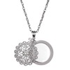 Magnifying Glass Necklace, 3 Time, Pendant Magnifying Glass, Neckless, Stylish,