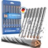 STONE REEF Concrete Auger Drill Bit Set, Professional, 7-Piece, Including