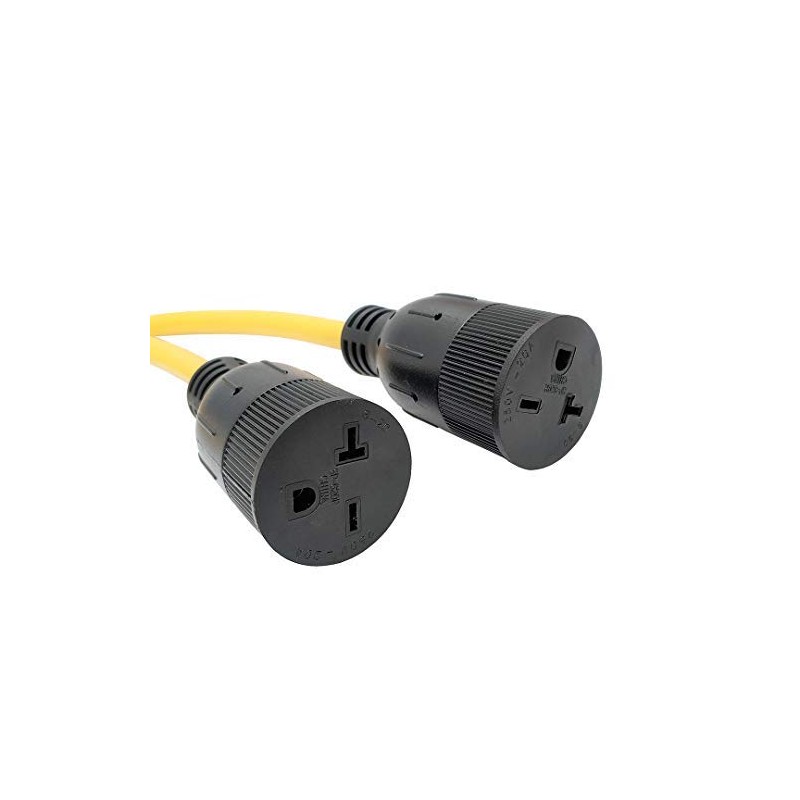 Parkworld 60509 NEMA 6-20 Splitter, 6-20P to (2) 6-20R (T-Blade