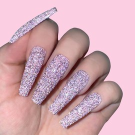 KIARA SKY Reflective Glitter Gel Nail Polish | Shimmery Glitter Sparkly Shiny Gel Polish | Diamond FX Flash Reflective| 15 ml Soak Off Manicure Gel Nails Disco Holographic, Velvet Crush