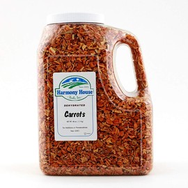 Harmony House Foods, Dehydrated Carrots (64 oz, Gallon Size Jug)