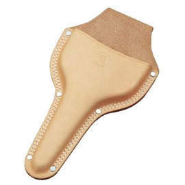 Kozuchi SO-25 Nume Leather Pine Needle Shears Case, Bend Double Stitching, Extra Large, Embossed