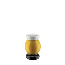 Alessi MP0210 Salt, Pepper and Spice Grinder in Beech-Wood, 100 Values Collection, White,Black,Yellow