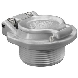 Swimables Spring Loaded Free Rotation Snap-Lock Vac Lock Replacement | Wall Fitting Compatible with Zodiac, Hayward and Pentair Pool Cleaners | Heavy Duty Pool Return Line Accessories (Light Gray)