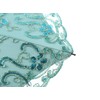 LCY Embroidered Lace Double-deck Anti-UV Parasol Sun/Rain/Snow Folding Umbrella-Green