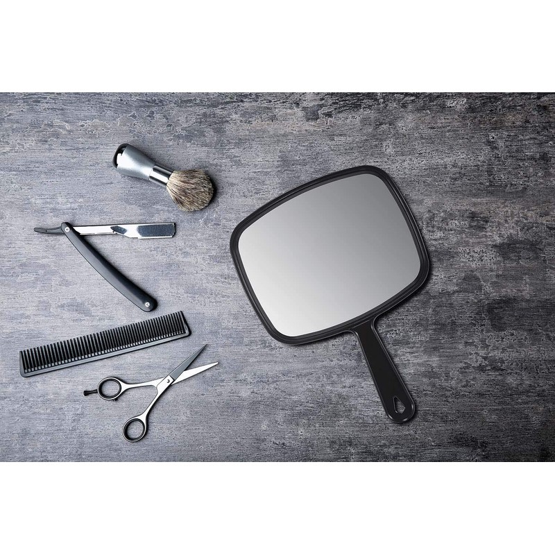 PROTECLE Hand Mirror, 10.3" L x 7.4" W Salon Barber