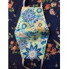 Face Mask Handmade triple Layer Washable Cloth Flowers C