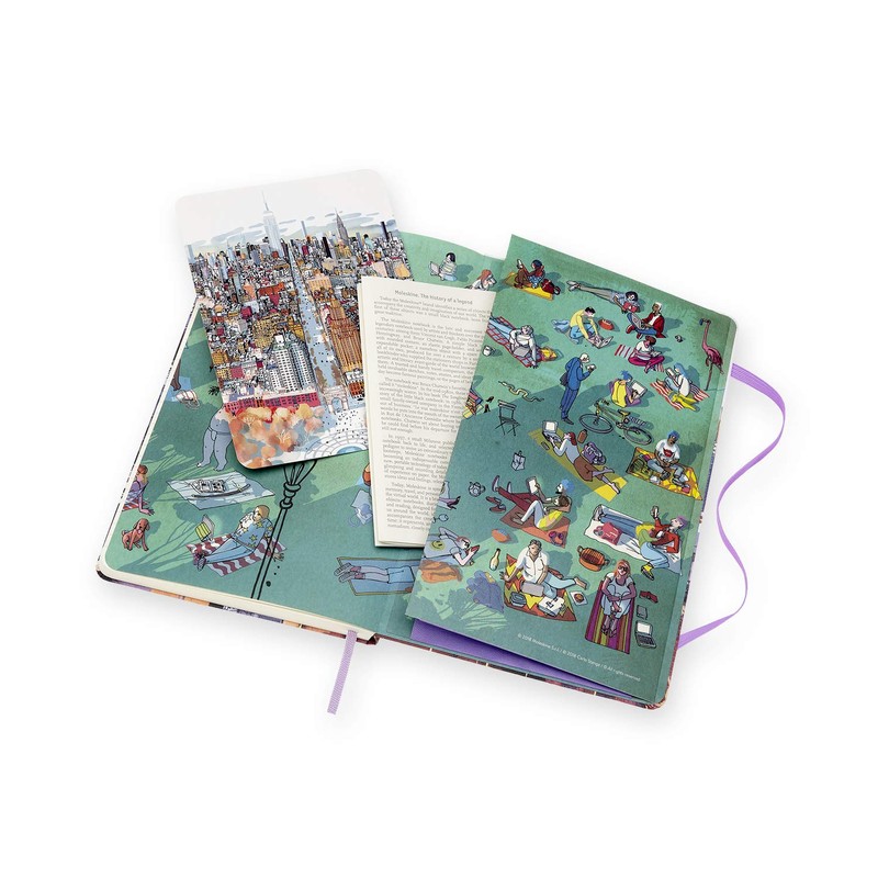 Moleskine I Am New York Notebook Large Ruled Lined White