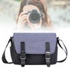 DSLR Camera Shoulder Bag Portable Case for Canon Nikon Sony(blue)
