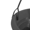 greemotion Lea Hanging Basket, Plastic Hanging Flower Pot in Anthracite,