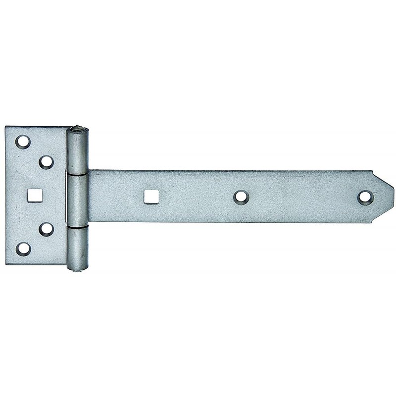 Tee Hinge with Riveted Pin Barrel: 191.5 x 34 mm