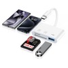 Viviber SD Card Reader, Type-C, Memory Card Reader, 3 in