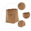 VILLFUL 1pc Creative Kraft Paper Pen Container Pot Cover for