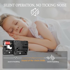 Axioglo Large Wall Clock,3D Creative Metal Ginkgo Leaf Decoration Clock, with Silent Movement Decorative Wall Clock,Large Wall Decor, for Living Room Bedroom Kitchen Office（32''x18'' ）