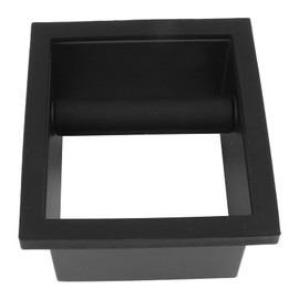 Yosoo Health Gear Espresso Coffee Knock Box, Bottomless Embedded Coffee Grounds Disposal Bin with Rubber Rod, Quiet & Durable for Home, Café, or Office -