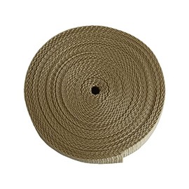 Polypropylene Webbing Straps Tape Backpack Luggage Straps Crafts Outdoor DIY Colours Lengths (Beige, 25mm (1") / 5m)