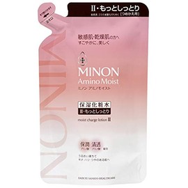 Minon Amino Moist 4987107616401-4 Moist Charge Lotion II More Moisturizing Type Refill, 4.6 fl oz (130 ml) x 4 Packs