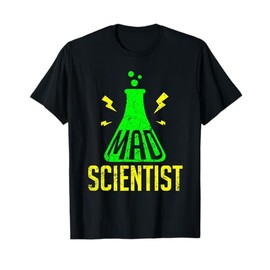 Mad Scientist T Shirt Science For Child Boys Girls Costume T-Shirt