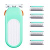 Razors for Women 6 Refills 3 Blades Shaver for Face