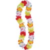 Unique Fabric Flower Lei, 42", Multicolor