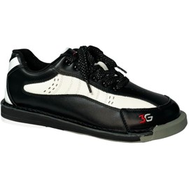 bowlingball.com 3G Tour X Right Hand Bowling Shoes -Black/White (Size 10.5)