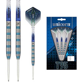 Unicorn Unisex's T95 CORE XL Blue Type 1 95% Tungsten Steel TIP Darts, 20g