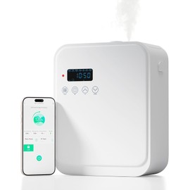 Smart Aroma Diffuser for Home & Business, 240ml Waterless Essential Oil Diffuser with App Control, Covers 400 to 2000 Sq.Ft, Pure Essential Oil Only for Hotel, Office, Spa