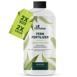 32oz Fern Fertilizer - Makes 64 Gallons of Fertilizer for Ferns, Nutrient-Rich Indoor Plant Food for Greener Growth and Dense, Resilient Fronds with Intricate Texture - Ideal for All Fern Plant Live