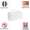 2Pcs Tissue Box Cover Holder, Rectangular with Bottom Belt -